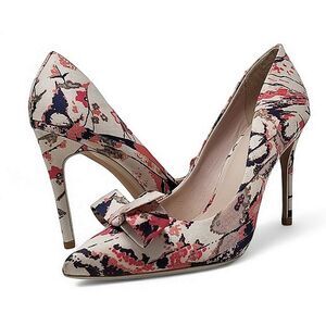 Ted Baker  Zafiip Floral Bow Pointed Toe Stilleto Heels size 8.5